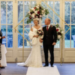 Bride and groom during the ceremony