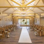 Wedding ceremony set up